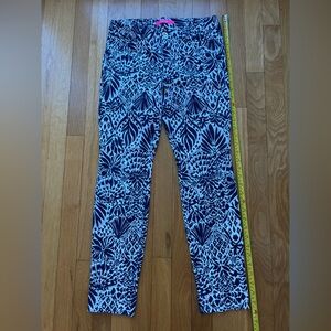 Lilly Pulitzer Kelly Ankle Pants in High Tide Navy by Land or by Sea